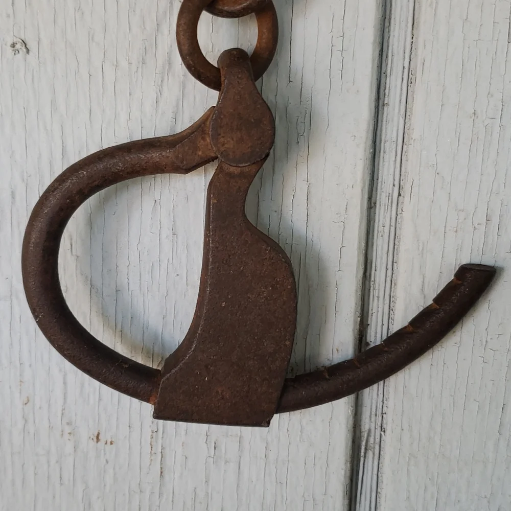 1800s Handcuffs Antique Tower's Double Lock Swivel Link Handcuffs - Picture 9 of 15